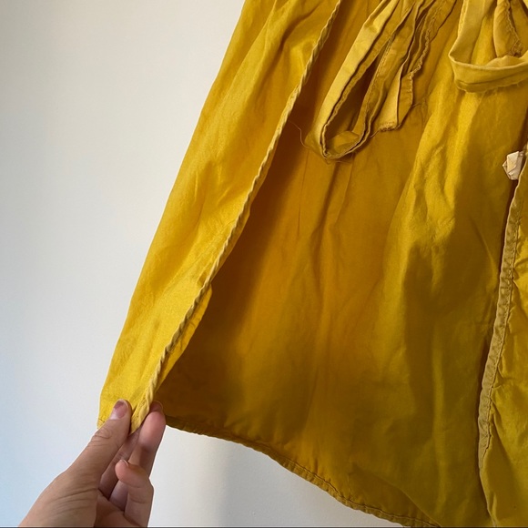 1967 Vintage Mustard Calendar Print Apron Skirt - Picture 5 of 5